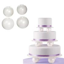 Base Para Suporte De Bolo Globo Wilton 3'' Confeitaria