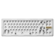 Base para Teclado Mecânico Akko ACR Pro 68 Barebone, Personalizado Hot Swappable Kit DIY Montagem Junta, Branco - 6925758620352