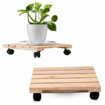 Base para vasos de flores quadrados de 30 cm