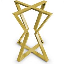 Base Pé De Mesa Estilo Industrial Tampos 100x100cm Stelar