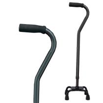Base pequena Quad Cane Carex de altura ajustável 250 kg preta Base pequena Quad Cane Carex de altura ajustável 250 kg preta
