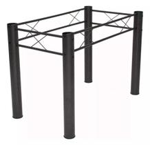 Base Perna Pe Mesa Tubular para Tampo 150x80 craqueada