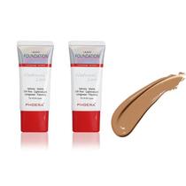 Base Phoera Matte Oil-free 24 Horas - Kit Com 2 Unidades