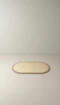 Base Placa MDF Cru para Crochê Fio Malha Oval 8 Unidades