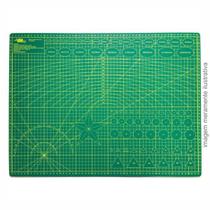 Base placa verde de corte de dupla face - medidas 45cm x 30cm x 3mm - Almeida Costura