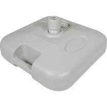 Base Plástica Para Guarda-sol e Ombrellone 18 Kg Quadrada Branca Bel