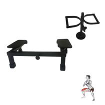 Base Plataforma Profissional Agachamento Sumô Com Suporte