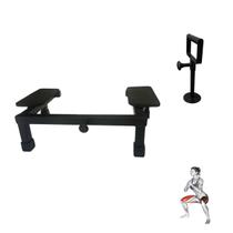 Base Plataforma Profissional Agachamento Sumô Com Suporte