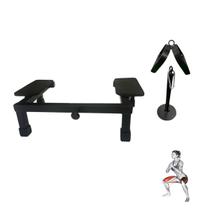 Base Plataforma Profissional Agachamento Sumô Com Suporte