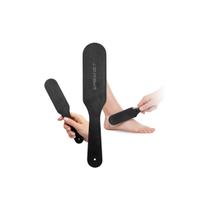 Base Preta De Lixa Plástica Para Pedicure Resistente Kit 100UN Base Preta De Lixa Plástica Para Pedicure Resistente Kit 100UN