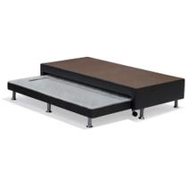 Base preta e cama auxiliar (88x188x24)