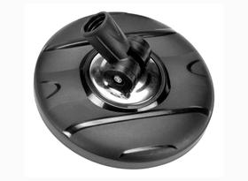 Base Preta Suporte Cabo Balde Mop 360 Giratório Perfect 16cm