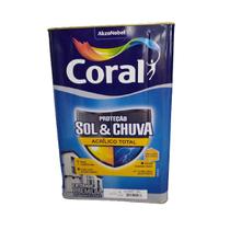 Base Proteção Sol e Chuva Acrílica Total 16L Coral