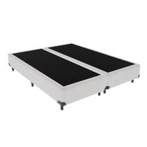 Base Queen Size Box Branco 158cm Madeira KazaMix Base Queen Size Box Branco 158cm Madeira KazaMix