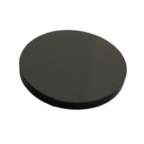 Base Redonda Acrílico Preto 5Cm Artesanato Biscuit 50Pçs