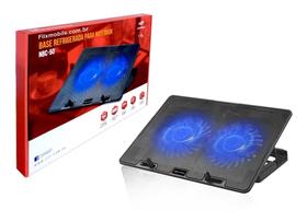 Base Refrigerada para Notebook com Cooler Duplo C3 Tech até 15,6 Polegadas - C3Tech