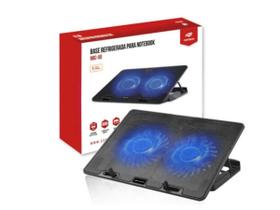 Base refrigeradora Notebook 2 coolers C3tech 15,6 Nbc-50v2bk