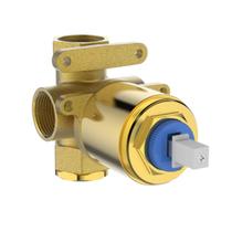 Base Registro monocomando para chuveiro ducha Conexão 3/4 Cobre