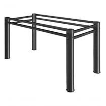 Base Retangular Para Mesa Jantar Preto 1.20Mt