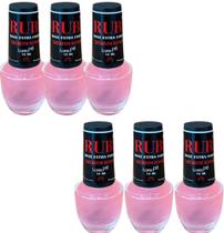 BASE RUBI PARA TRATAMENTO DE UNHA EXTRA FORTE SPA DOS PÉS 16ml - LORE PÉ Kit 6und BASE RUBI PARA TRATAMENTO DE UNHA EXTRA FORTE SPA DOS PÉS 16ml - LORE PÉ Kit 6und