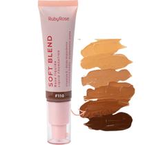 Base ruby rose soft blend matte vitamina e hialurônico 30g