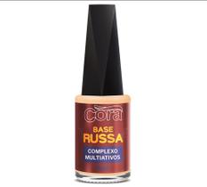 BASE RUSSA COMPLEXO MULTIATIVOS 9ML - CORA - Com Cálcio e Melaleuca BASE RUSSA COMPLEXO MULTIATIVOS 9ML - CORA - Com Cálcio e Melaleuca