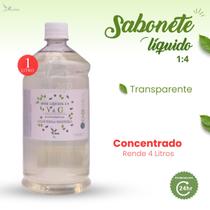 Base Sabonete liquido Concentrado Hipoalergênica Neutra Transparente ou Perolada - 1L