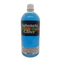 Base Sabonete Líquido Glitter Azul - 1L - 1 unidade - Rizzo - R P COMESTICOS YANTRA