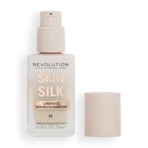 Base sérica para maquiagem Revolution Skin Silk F2 23 ml