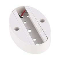 Base Sobrepor Para Spot Trilho Branco 9cm Embu Led