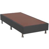Base Solteirão Cama Box 25x108x188 material sintético Cor Preto Base Solteirão Cama Box 25x108x188 material sintético Cor Preto