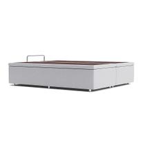 Base Som Baú Fashion Cori Queen White(158x198x39) - Ortobom