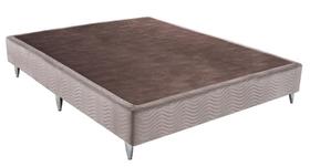 Base Sommier Camurça Bege Viúva (128x188x23) - Ortobom