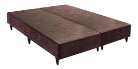 Base Sommier Camurça Marrom Queen 158x198x30 Ortobom Base Sommier Camurça Marrom Queen 158x198x30 Ortobom