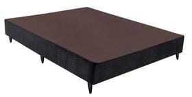 Base Sommier Camurça Preto Casal (138x188x23) - Ortobom