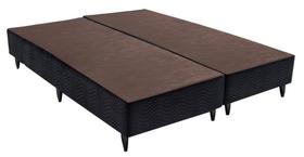 Base Sommier Camurça Preto Queen (158x198x30) - Ortobom