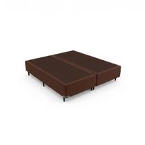 Base Sommier Camurça Sup King 193x203x36cm Ortobom Marrom Base Sommier Camurça Sup King 193x203x36cm Ortobom Marrom