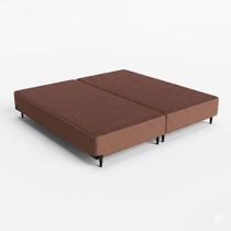 Base Sommier Camurça Super King 193x203x43cm Ortobom Bege/Creme Base Sommier Camurça Super King 193x203x43cm Ortobom Bege/Creme
