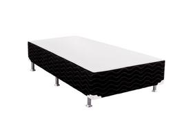 Base Sommier Light Preto Solteiro (88x188x31) - Ortobom Base Sommier Light Preto Solteiro (88x188x31) - Ortobom