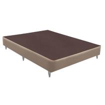 Base Sommier Linho Bege Casal (138x188x23) - Ortobom