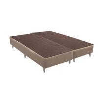 Base Sommier Linho Bege Queen (158X198X23) Linho - Ortobom
