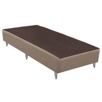 Base Sommier Linho Bege Solteiro (78x188x23) - Ortobom