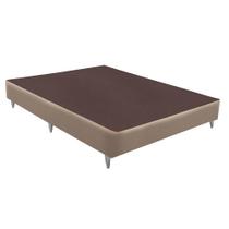 Base Sommier Linho Bege Viúva 128x188x30 Ortobom