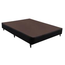 Base Sommier Linho Preto Viúva (128x188x23) - Ortobom