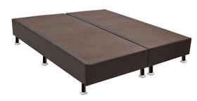Base Sommier material sintético Marrom Queen (158x198x23) - Ortobom
