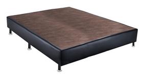Base Sommier material sintético Preto Casal (138x188x30) - Ortobom