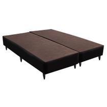 Base Sommier Veludo Preto King (186x198x30) - Ortobom