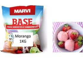 Base Sorvete Marvi Morango 1kg