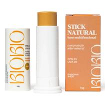 Base Stick Biobio com Cobertura e Protetor Solar Fps33 cor Mascavo Tom400 Natural & Vegana Base Stick Biobio com Cobertura e Protetor Solar Fps33 cor Mascavo Tom400 Natural & Vegana