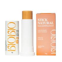 Base Stick Biobio com FPS33 cor Amêndoa Tom200 Natural & Vegana Base Stick Biobio com FPS33 cor Amêndoa Tom200 Natural & Vegana